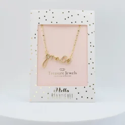 Treasure Jewels, Inc. Jewelry*Grace Gold Necklace