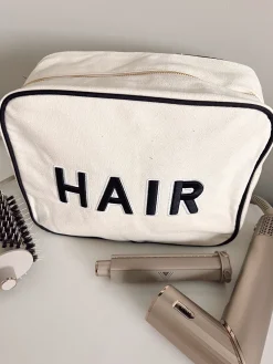 KenzKustomz Handbags*Hair Canvas XL Bag - Black Trim