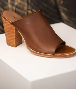 Naughty Monkey Shoes*Hallie Heeled Sandal in Tan