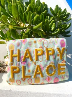 KenzKustomz Handbags*Happy Place - Mint Palms XL