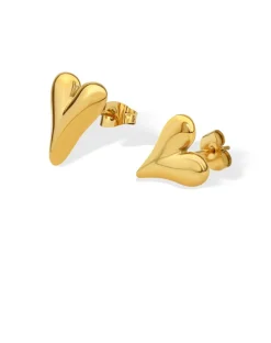 Chansuttpearls Jewelry*HEART STUDS