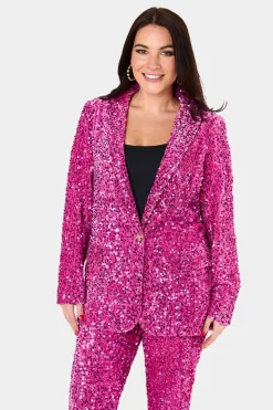 BuddyLove Clothing Label Outerwear*Heff Sequin Blazer - Highkey