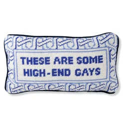 Furbish Studio Home & Gift*High-End Gays Needlepoint Pillow