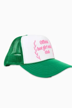 Hart + Hollow Hats | Swim*Hot Girl Walk Trucker Hat - Green