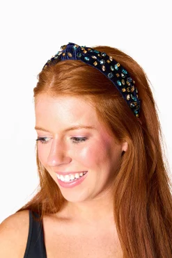 Gemelli Hair Accessories*Jerri Headband - Navy
