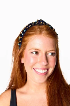 Gemelli Hair Accessories*Jerri Headband - Navy