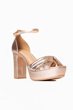 PGF Footwear Shoes*Julie Heel - Rose Gold