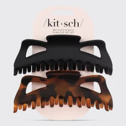 KITSCH Beauty | Home & Gift*Jumbo Classic Claw Clips 2pc - Recycled Plastic