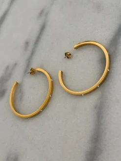 Chansuttpearls Jewelry*KYLIE HOOPS