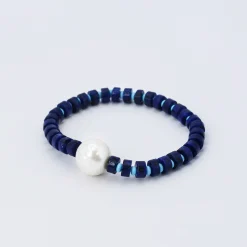 Treasure Jewels, Inc. Jewelry*Lady in Blue Beaded Bracelet