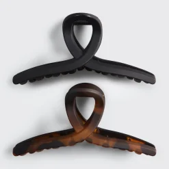 KITSCH Beauty*Large Loop Claw Clips 2pc - Recycled Plastic