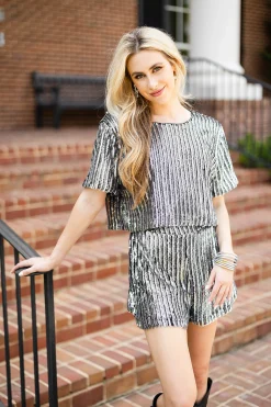 BuddyLove Clothing Label Sets*Laura Sequin Set - Black