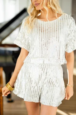 BuddyLove Clothing Label Sets | Party Dresses*Laura Sequin Set - White