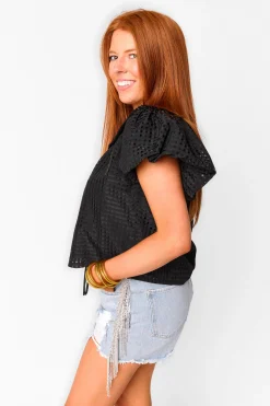 BuddyLove Clothing Label Tops*Leeland Puff Sleeve Top -