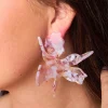 Linny Co Jewelry*xx BL Fawna Statement Earrings - Stained Glass