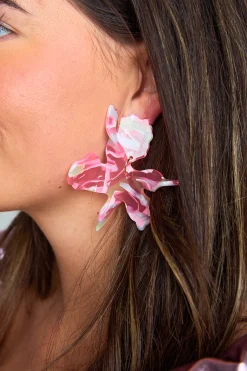 Linny Co Jewelry*xx BL Fawna Statement Earrings - Sweetheart