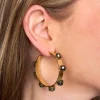Ever Alice Jewelry*Maria Statement Earrings - Pyrite