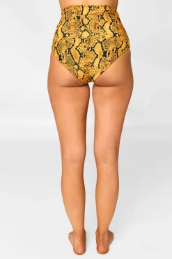 BuddyLove Clothing Label Swim | Swim*Marion High-Waisted Bikini Bottoms - Snake Charmer