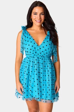 BuddyLove Clothing Label Sleeveless Dresses | Party Dresses*Melanie Tie-Shoulder Mini Dress - Mickey