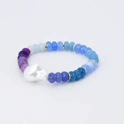 Treasure Jewels, Inc. Jewelry*Mermaid Beaded Bracelet with Pearl