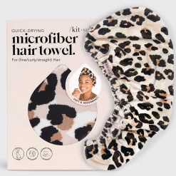 KITSCH Beauty*Microfiber Hair Towel in Leopard