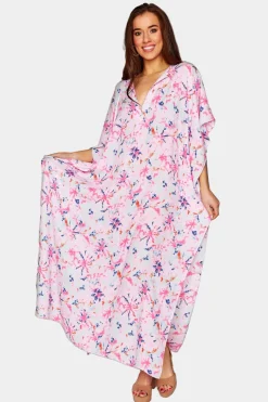 BuddyLove Clothing Label Vacation Dresses | Bump Friendly*Miller Caftan Maxi Dress - Free Spirit