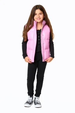 BuddyLove Clothing Label Tween | Tween + Girls*Mini Helen Puffer Vest - Bubble Gum