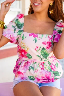BuddyLove Clothing Label Tops*Mirabelle Puff Sleeve Top -
