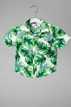 BuddyLove Clothing Label Tops*Nash Boy's Button Down Shirt - Maui