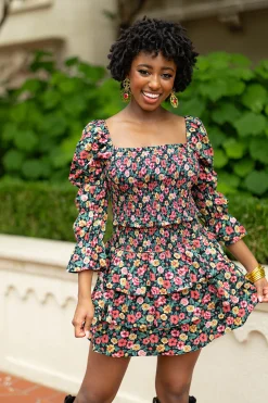 BuddyLove Clothing Label Sets*Nelly Smocked Two-Piece Set - Botanical