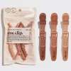 KITSCH Beauty | Home & Gift*No Slip Crocodile Clip 3pc - Multi Color