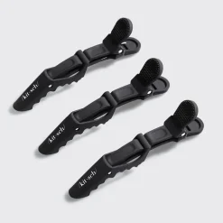 KITSCH Beauty | Home & Gift*No Slip Crocodile Clip 3pc - Black