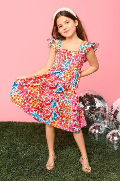BuddyLove Clothing Label Tween | Tween + Girls*Nori Girl's Dress - Berry Blue