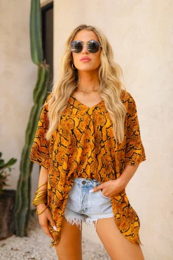 BuddyLove Clothing Label Tops*North Tunic - Snake Charmer