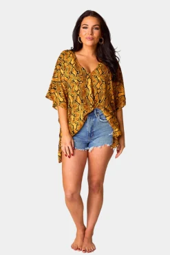 BuddyLove Clothing Label Tops*North Tunic - Snake Charmer