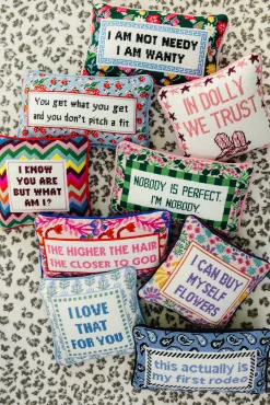 Furbish Studio Home & Gift*Not Needy Needlepoint Pillow