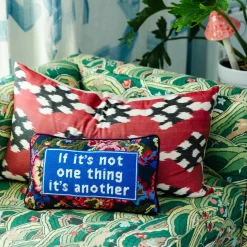 Furbish Studio Home & Gift*Not One Thing Needlepoint Pillow