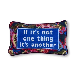 Furbish Studio Home & Gift*Not One Thing Needlepoint Pillow