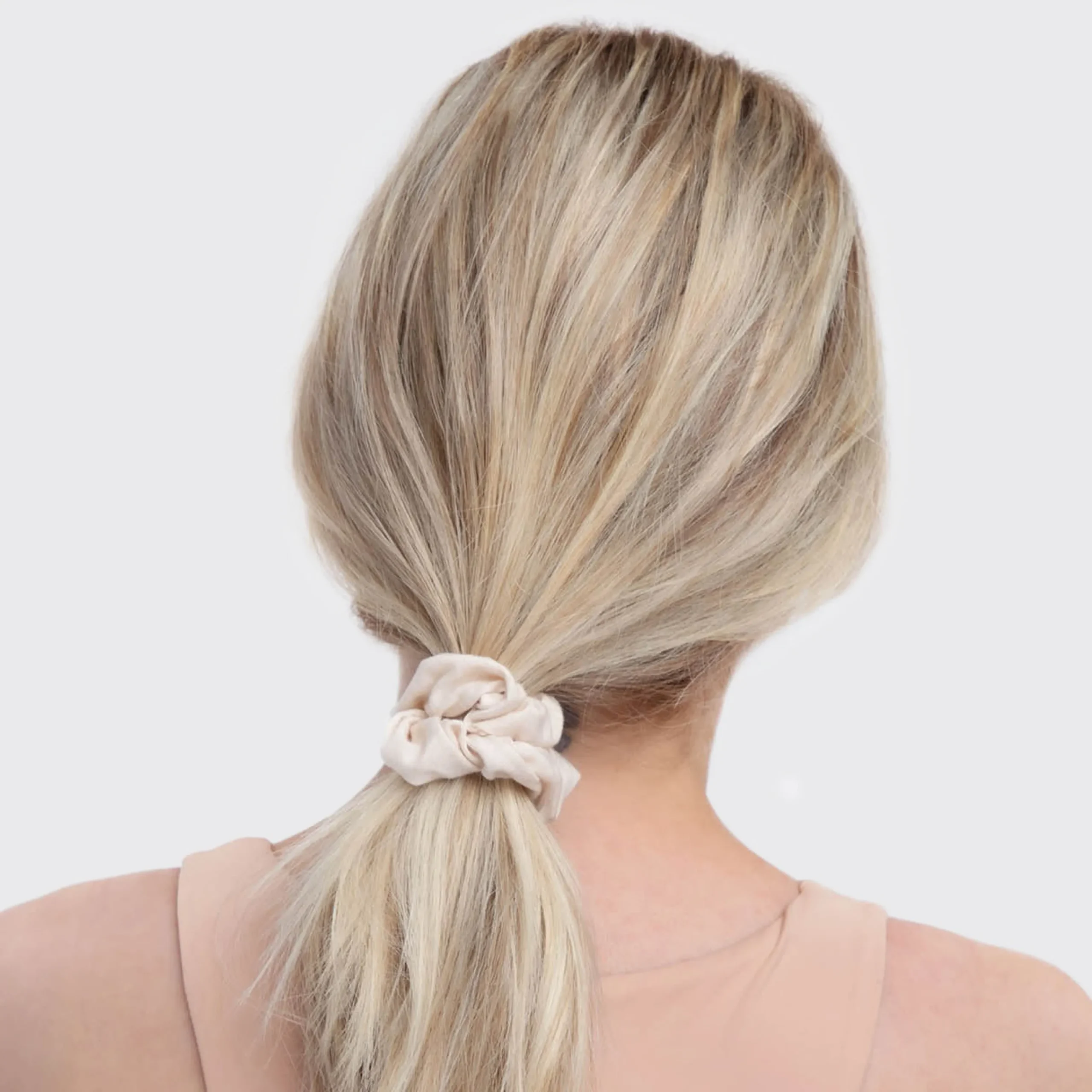 KITSCH Beauty*Organic Cotton Knit Scrunchies 5pc - Cream