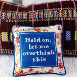 Furbish Studio Home & Gift*Overthink Needlepoint Pillow