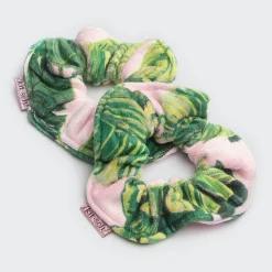 KITSCH Beauty*Patented Microfiber Towel Scrunchies - Palm Print