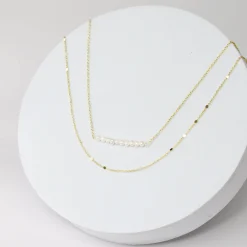 Treasure Jewels, Inc. Jewelry*Pearl Bar Layer Necklace