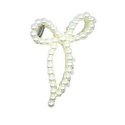 Shop LINNY CO Bride To Be Dresses*Pearl Bow Hair Clip - Paris