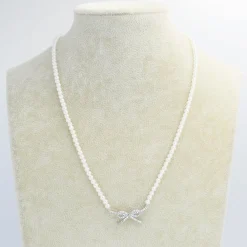 Treasure Jewels, Inc. Jewelry*Pearl Elegance Silver Necklace