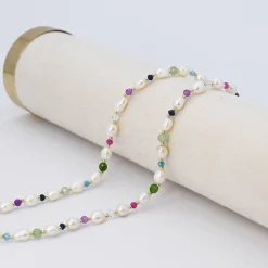 Treasure Jewels, Inc. Jewelry*Pearl Girl Gemstone Necklace