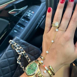 Chansuttpearls Jewelry*PEARL HAND CHAIN