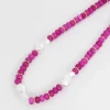 Treasure Jewels, Inc. Jewelry*Pearl Pink Gemstone Necklace