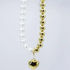 Treasure Jewels, Inc. Jewelry*Pearl Whisper Heart Necklace