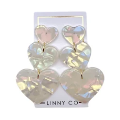 Shop LINNY CO Bride To Be Dresses*Penny Earrings - Iridescent