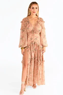 BuddyLove Clothing Label Long Sleeve Dresses | Maxi Dresses*Pia Long Sleeve Maxi Dress -
